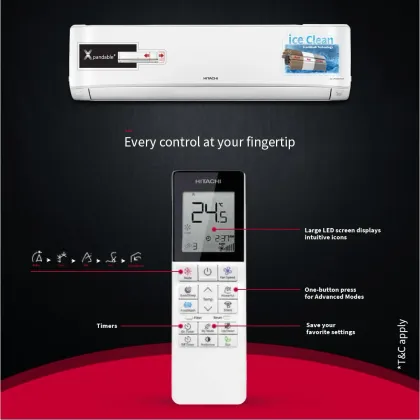 Hitachi Ikasu 5400FXL RAS.G522PCBIBF 2 Ton 5 Star 2024 Inverter Split AC