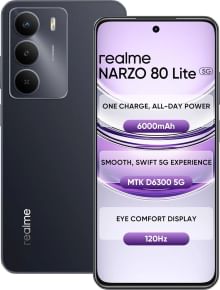 iQOO Z10 Lite 5G (8GB RAM + 256GB) vs Realme Narzo 80 Lite (6GB RAM + 128GB)