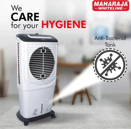 Maharaja Whiteline Hybridcool 65L Desert Air Cooler with Remote