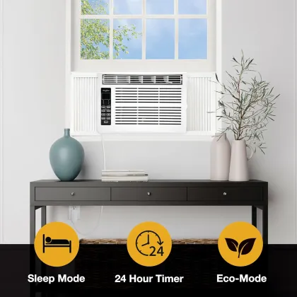 Whirlpool WHAW061CW 6000 BTU 115V Window AC