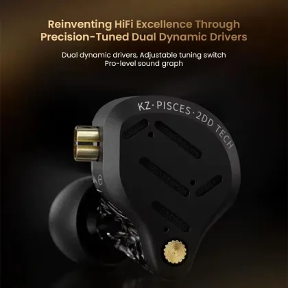 KZ Pisces Type-C Wired Earphones (Tuning Switch)