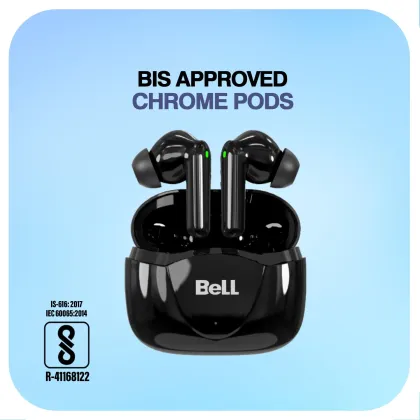 Bell Chrome Pods True Wireless Earbuds