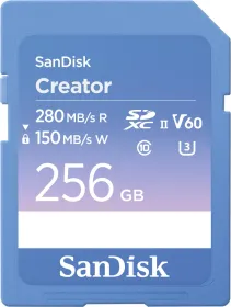 SanDisk Creator 256GB SD UHS-II Memory Card