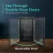 BLACK+DECKER BDB26HB 2.4 Cu Ft Single Glass Door Mini Refrigerator