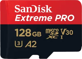 SanDisk Extreme PRO 128GB UHS-I Micro SDXC Memory Card