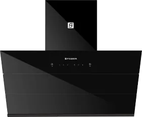 Faber Hood Zenith FL HC SC BK IN 90 Auto Clean Wall Mounted Chimney