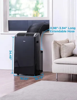 Midea MAP14S1TBL 14000 BTU 115V Portable AC