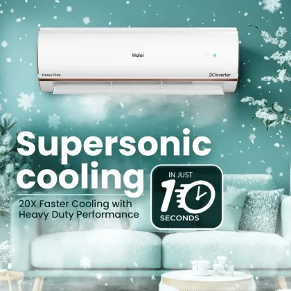 Haier HSU19K-PYFR5BN-INV 1.6 Ton 5 Star 2025 Inverter Split AC
