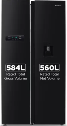 Motorola 584MS025MRBD 584 L Side by Side Refrigerator