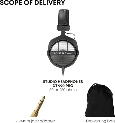 Beyerdynamic DT 990 Pro 250 ohm Studio Headphones
