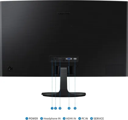 Samsung Essential S3 LS24D362GAWXXL 24 inch Full HD Curved Monitor