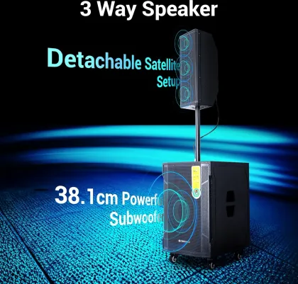 Zebronics Mytho 520W DJ Speaker