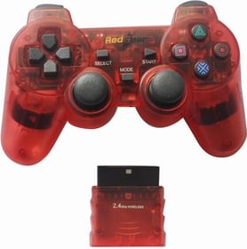 Red Gear Wireless Controller Gamepad (For PS2)