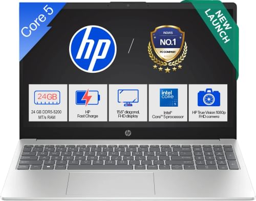 HP 15-fd0901TU Laptop (Intel Core 5 120U/ 24GB/ 512GB SSD/ Win11 Home)