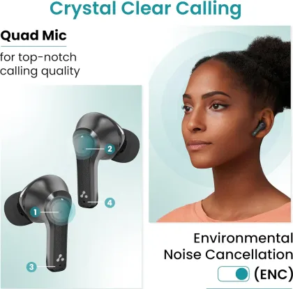 Ambrane Dots Quad True Wireless Earbuds