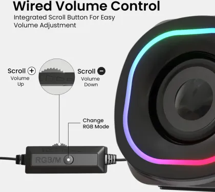 Portronics In Tune 5 12W Wired Speaker