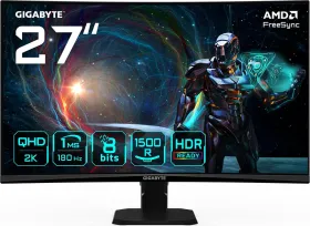 Gigabyte GS27QCA 27 inch Quad HD Curved Gaming Monitor
