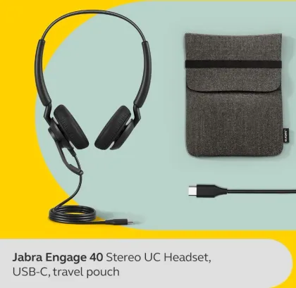 Jabra Engage 40 Stereo Type-C Wired Headphones