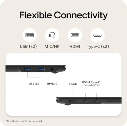 LG Gram 17 17Z90TL-G.AUB5U1 Laptop (Intel Core Ultra 7 256V/ 16GB/ 2TB SSD/ Win 11)