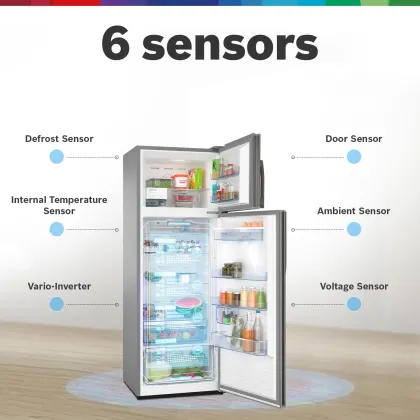 Bosch CTC39S03DI 368 L 3 Star Double Door Refrigerator