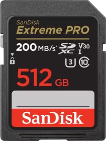 SanDisk Extreme Pro 512 GB UHS-I SDHC Memory Card