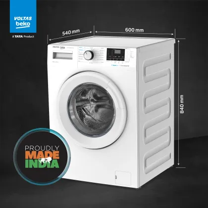 Voltas Beko WFL8012B7JVBKA 8 kg Fully Automatic Front Load Washing Machine