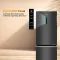 Haier HEB-333GBA-P 325 L 3 Star Double Door Refrigerator