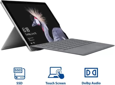 Microsoft Surface Pro Core m3 7th Gen - (4 GB/128 GB SSD/Windows 10 Pro) M1796 2-in-1 Laptop