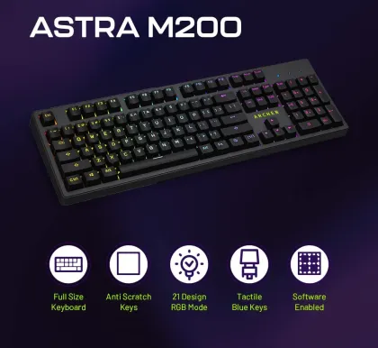 Archer Tech Lab Astra M200 Wired Mechanical Keyboard - image 3