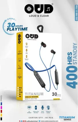 OUD Titanium OD-NB-E-70B Wireless Neckband