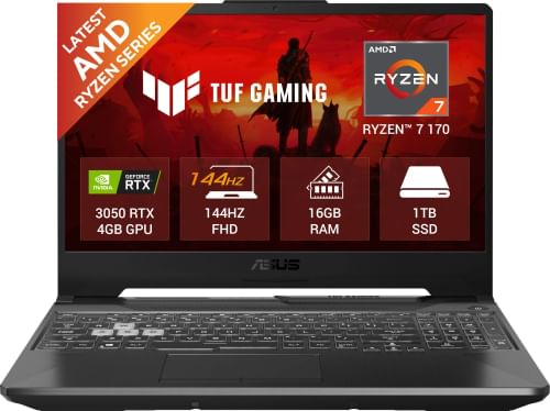 Asus TUF Gaming A15 2026 FA506NCQ-HN008W Gaming Laptop (AMD Ryzen 7 170/ 16GB / 1TB SSD/ Win11 Home / 4GB Graph)