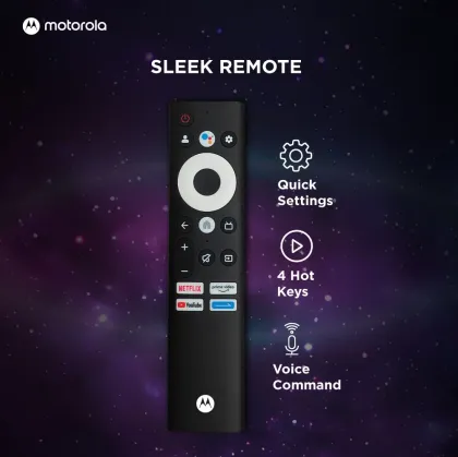 Motorola 43FHDGQMVSMQ 43 inch Full HD Smart QLED TV