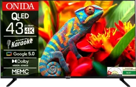 Onida Karaoke Series 43 inch Ultra HD 4K Smart QLED TV (Q43UFHD)