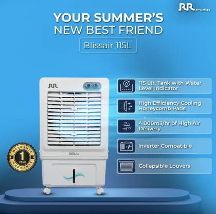 RR Blissair 115 L Desert Air Cooler
