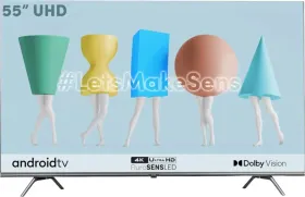 SENS Pikaso 55 inch Ultra HD 4K Smart LED TV (SENS55WASUHD)