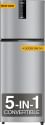 Whirlpool IF INV 375 Illusia Steel Conv-Y 327 L 3 Star Double Door Refrigerator