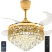 Oltao Stella 1070 mm 4 Blade BLDC Chandelier Fan