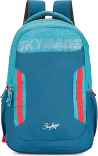 Skybags One Size Blue Shiny Jacquard 22L Standard Backpack