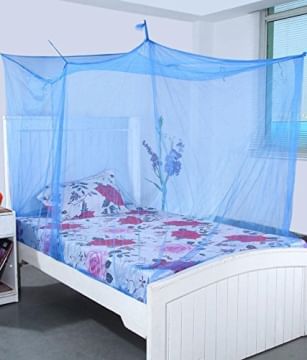 Glamio Single Bed Mosquito Net (3x6 ft- Mix Assorted Colour)