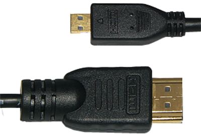 Amzer 88376 Micro HDMI High Speed Male to HDMI Male Cable 15ft