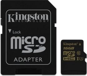 Kingston MicroSD Card 16 GB UHS Class 1 Ultra Speed