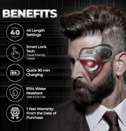 Beardo Chrome Beast Grooming Kit