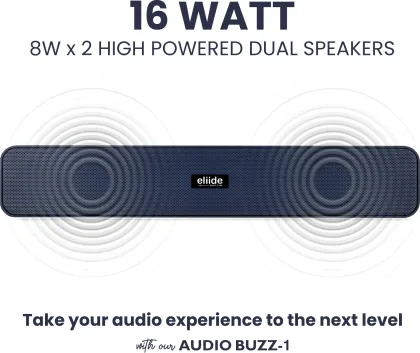 Eliide AudioBuzz 16W Bluetooth Soundbar