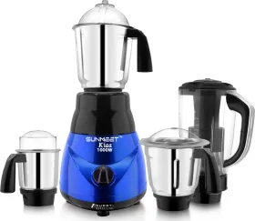 Sunmeet Kiaa 1000W Juicer Mixer Grinder (4 Jars)