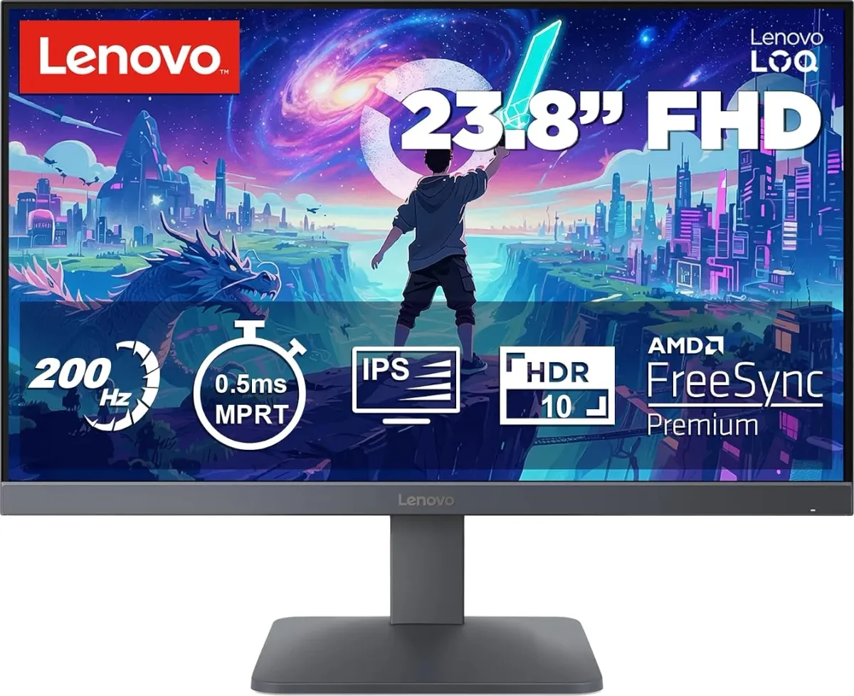 Lenovo LOQ 24-10 24 inch Full HD Gaming Monitor - Price in India