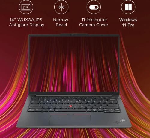 Lenovo ThinkPad E14 21JRS0CR00 Laptop (AMD Ryzen 5 7430U/ 8GB/ 512GB SSD/ Win 11Pro)