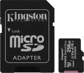 Kingston Canvas Select Plus 256GB UHS-I Class 10 Memory Card
