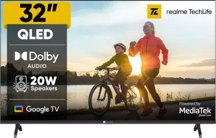 Realme TechLife 32HDGQRVHSQ 32 inch HD Ready Smart QLED TV