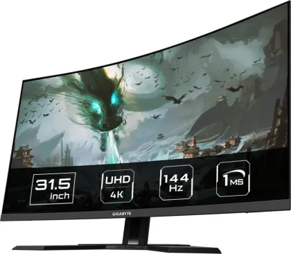 Gigabyte M32UC 31.5 Inch UHD 4K Curved Gaming Monitor
