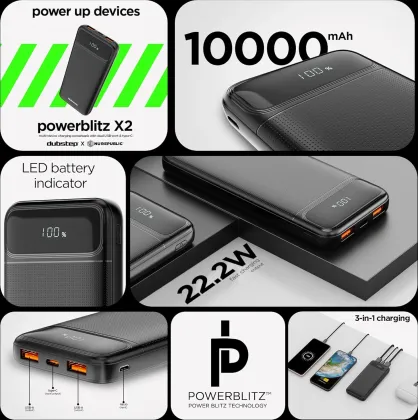 Dubstep Powerblitz X2 10000 mAh Power Bank - image 3